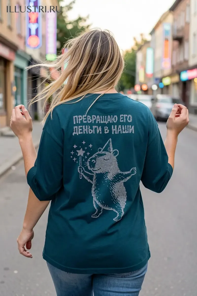 Визуализация Капибара-волшебница -превращаю его деньги в наши