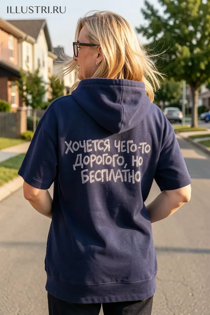 Визуализация Надпись - Хочется чего-то дорого, но бесплатно