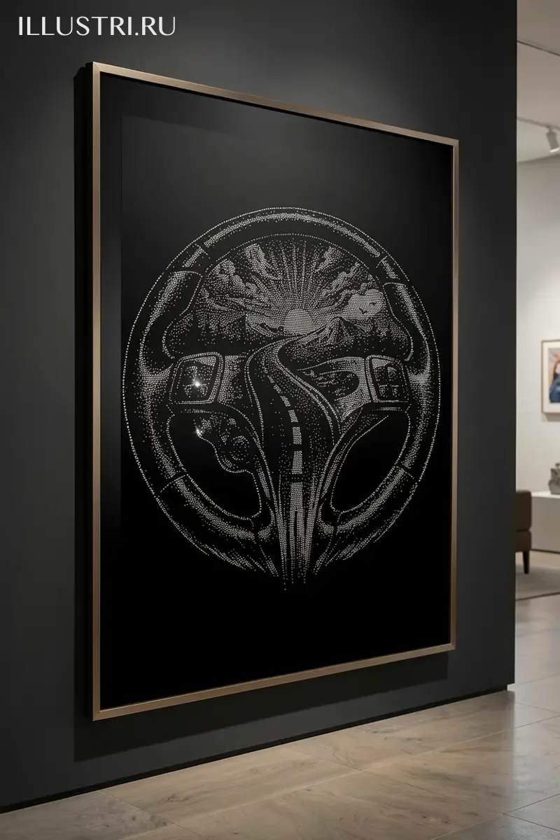 Визуализация Руль и дорога