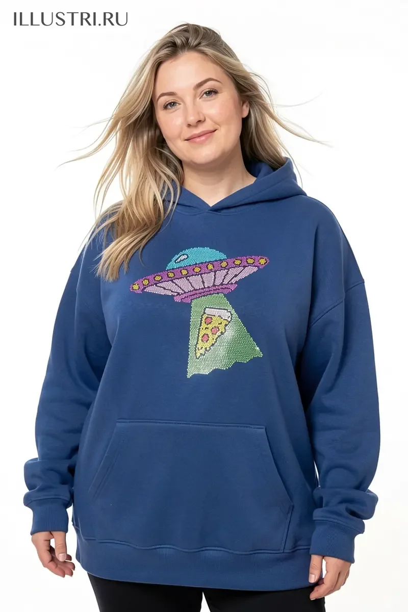 Визуализация НЛО и пицца