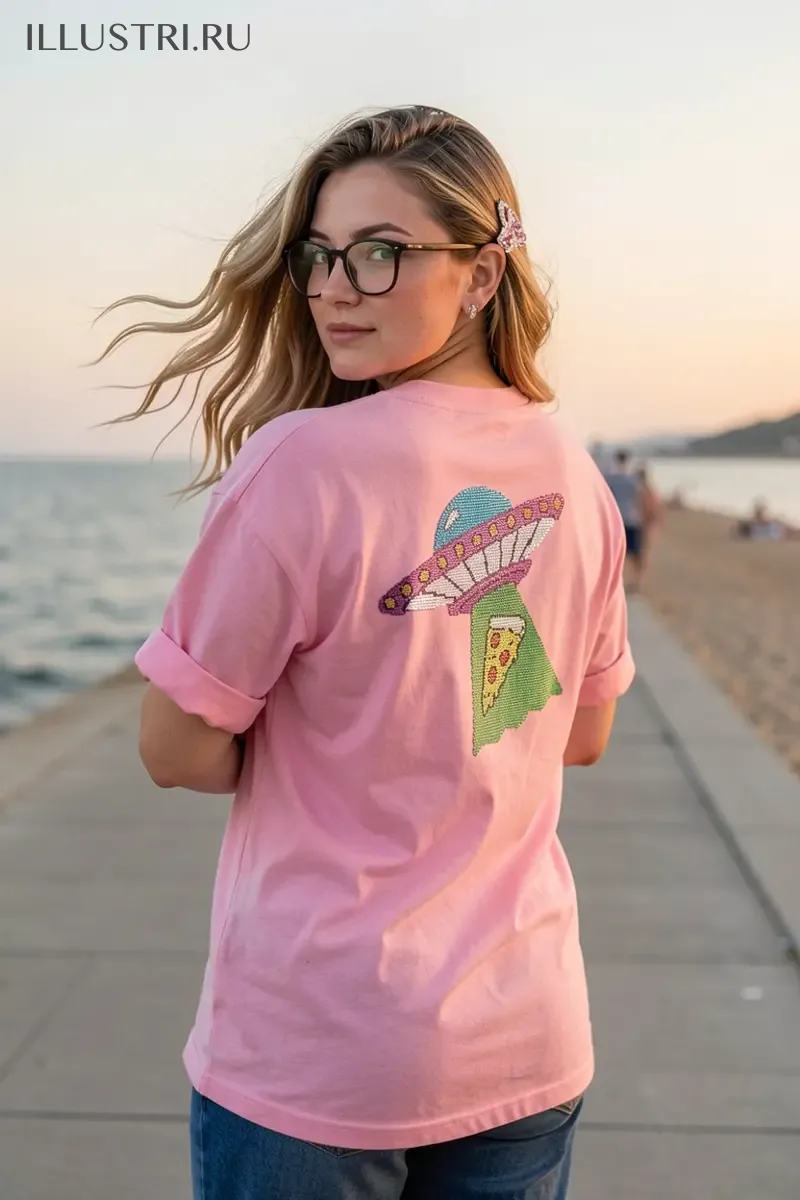 Визуализация НЛО и пицца