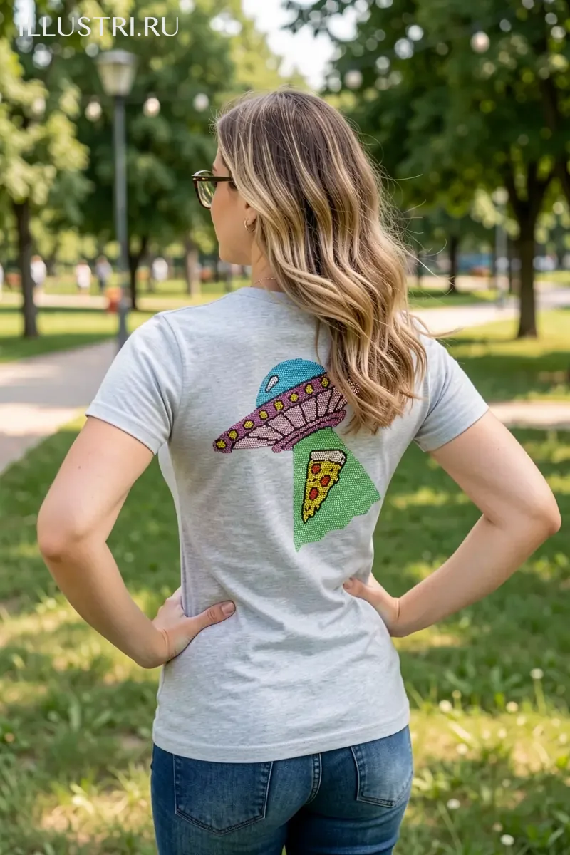 Визуализация НЛО и пицца