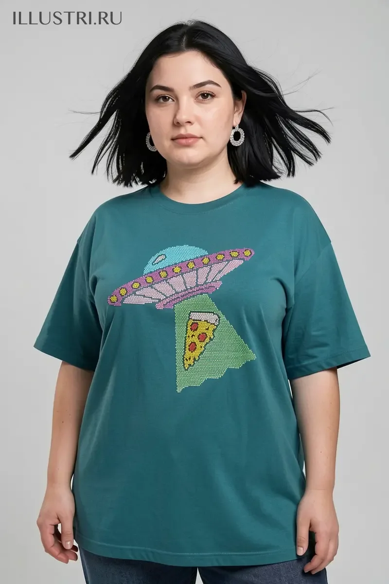 Визуализация НЛО и пицца