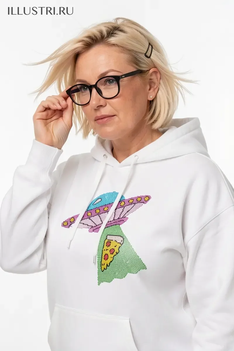 Визуализация НЛО и пицца