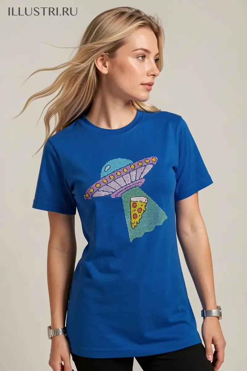 Визуализация НЛО и пицца