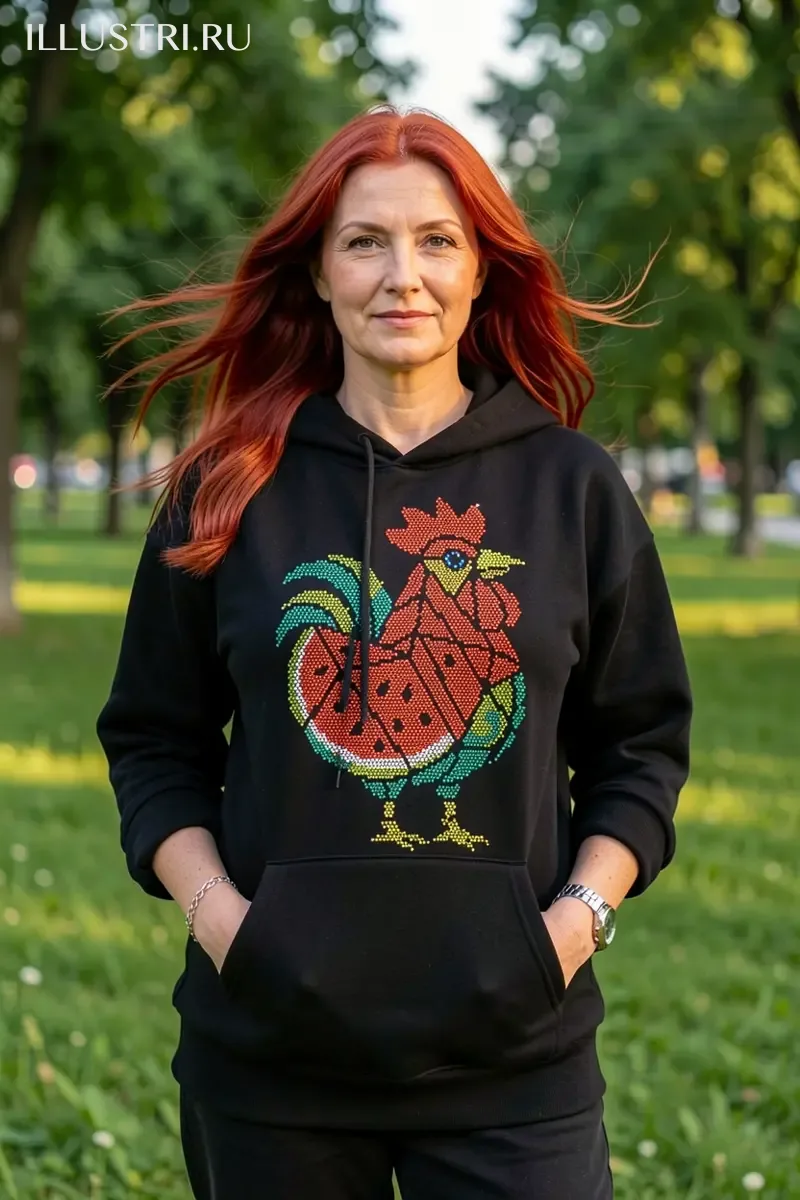 Визуализация Арбузный петушок