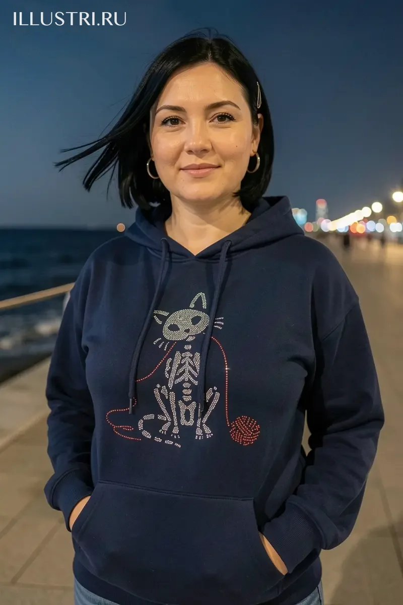 Визуализация Кот с клубком