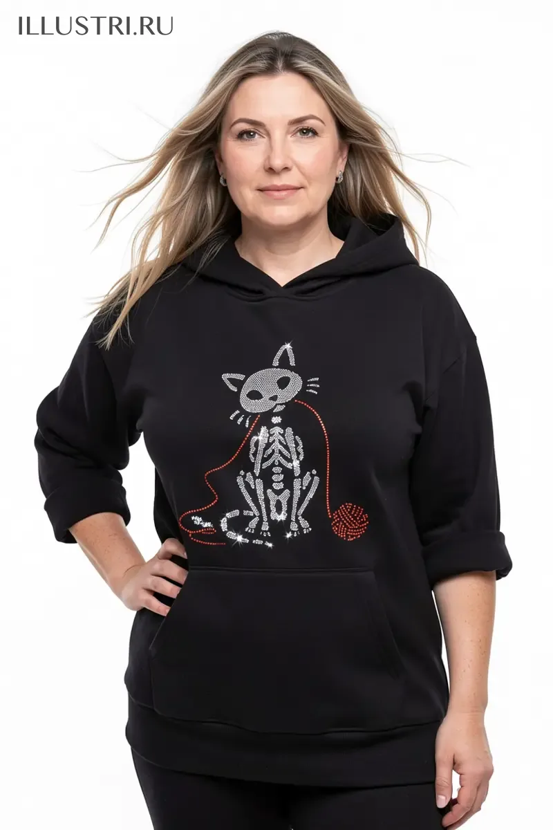 Визуализация Кот с клубком