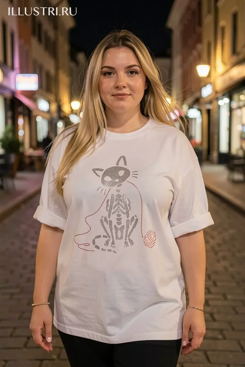 Визуализация Кот с клубком