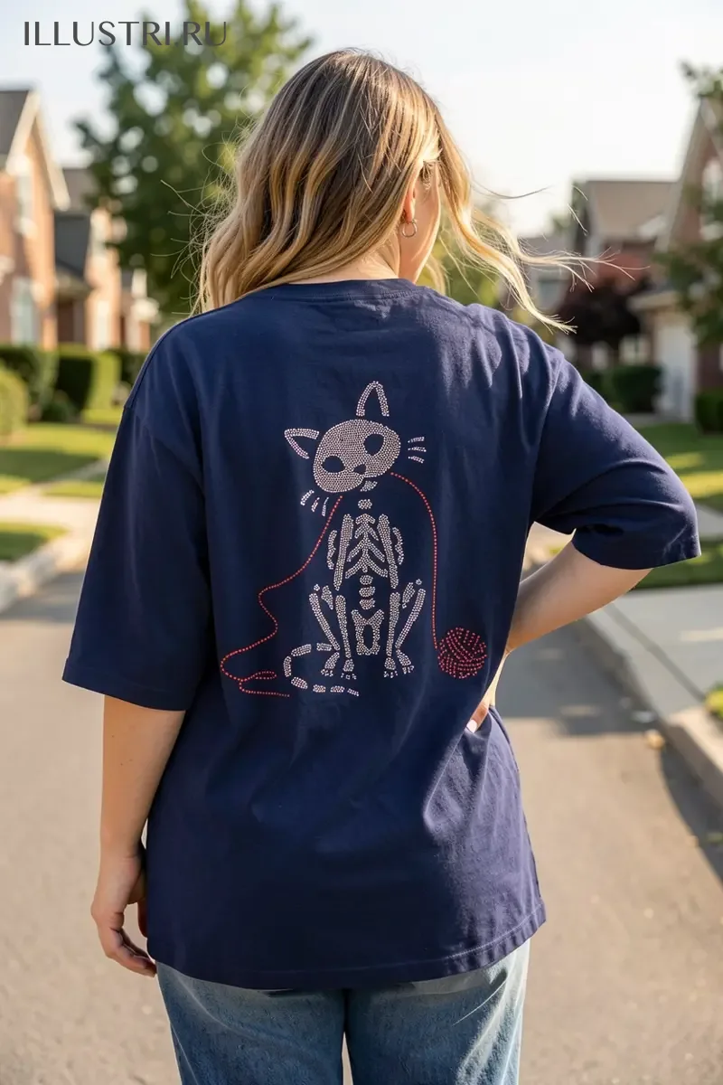 Визуализация Кот с клубком