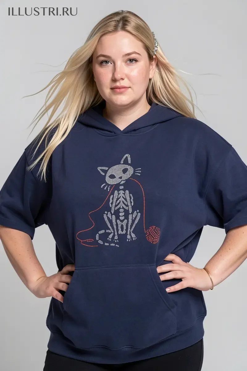 Визуализация Кот с клубком