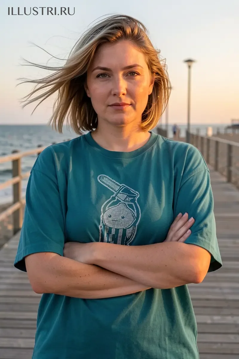 Визуализация Лимон с бензопилой