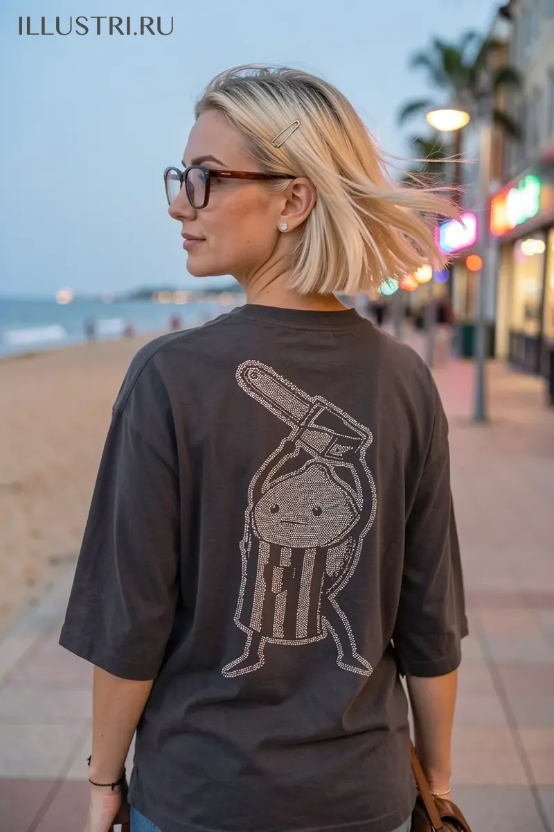 Визуализация Лимон с бензопилой