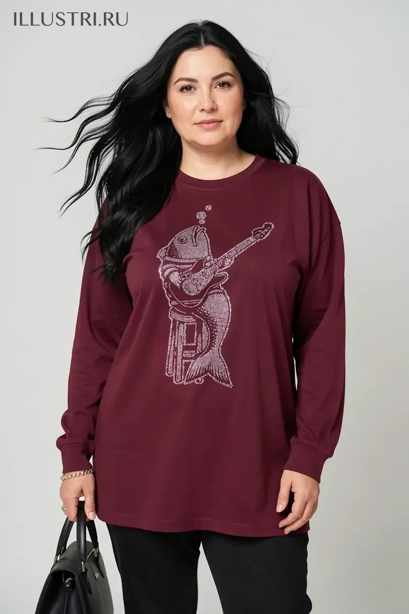 Визуализация Рыба с гитарой