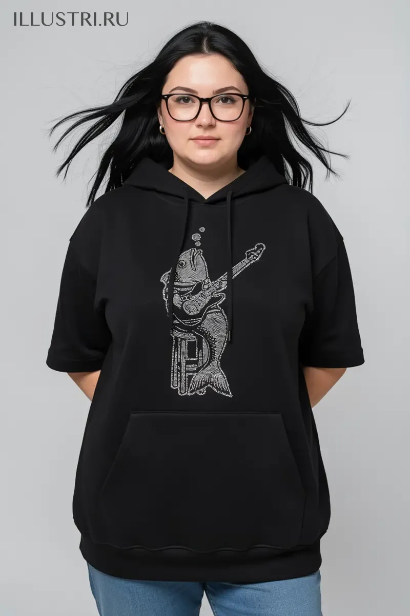 Визуализация Рыба с гитарой