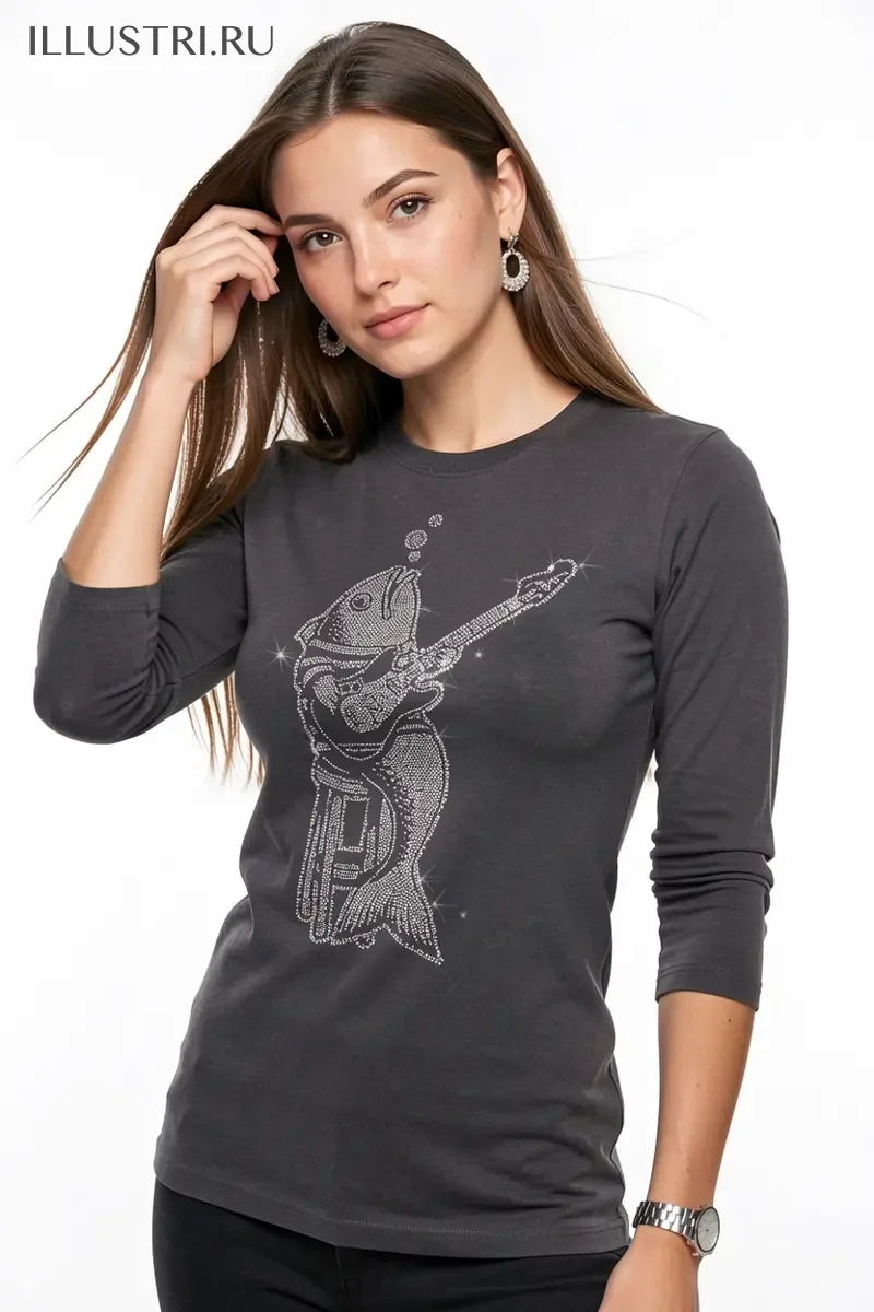 Визуализация Рыба с гитарой