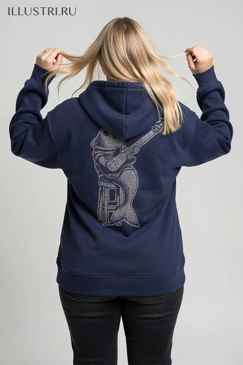 Визуализация Рыба с гитарой