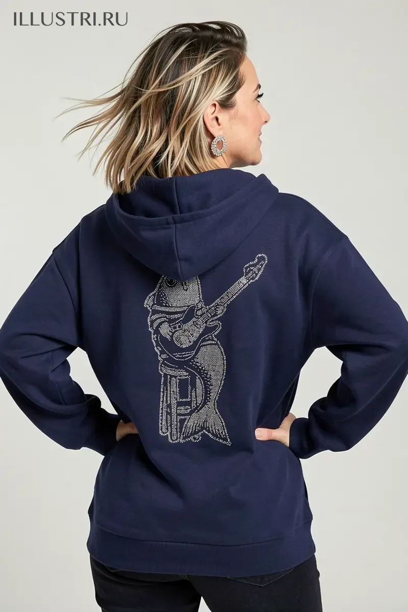 Визуализация Рыба с гитарой