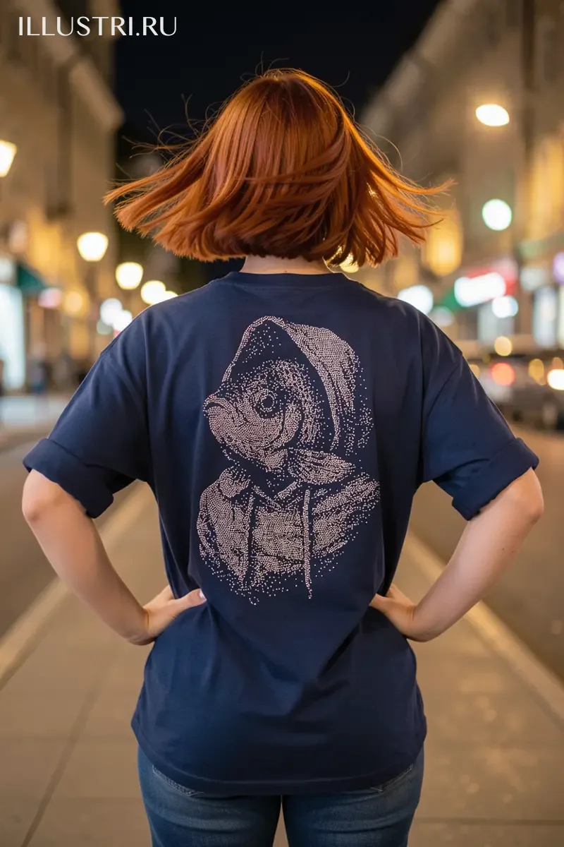 Визуализация Рыба в худи