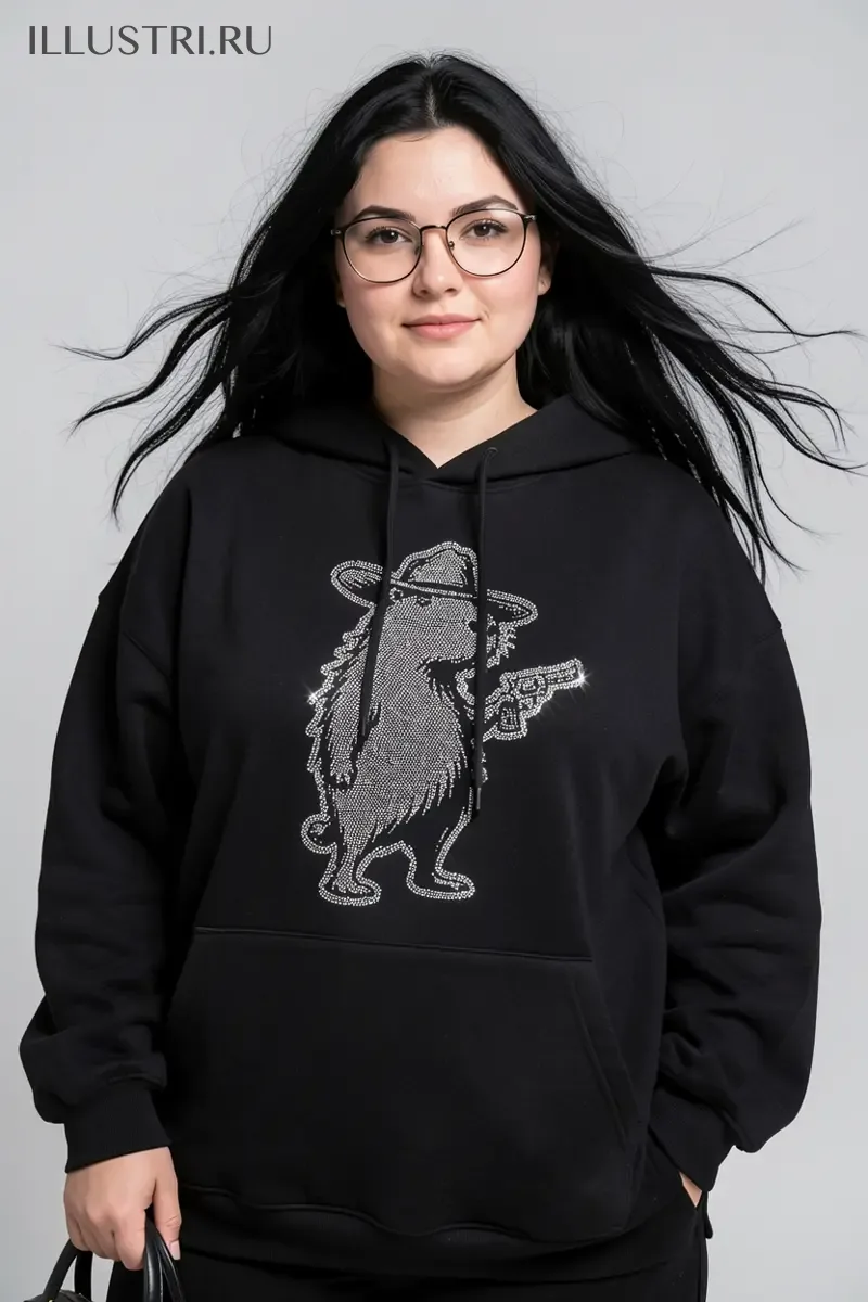 Визуализация Капибара с револьвером