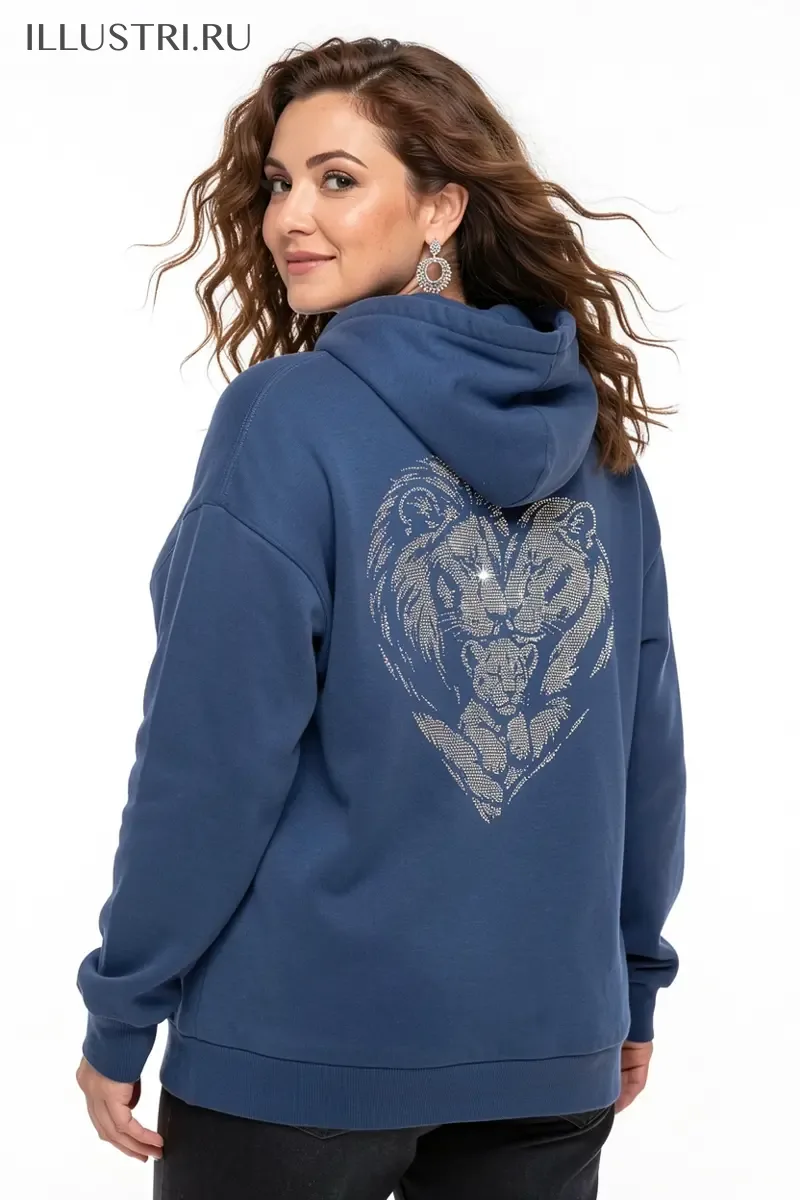 Визуализация Львиная семья сердечко