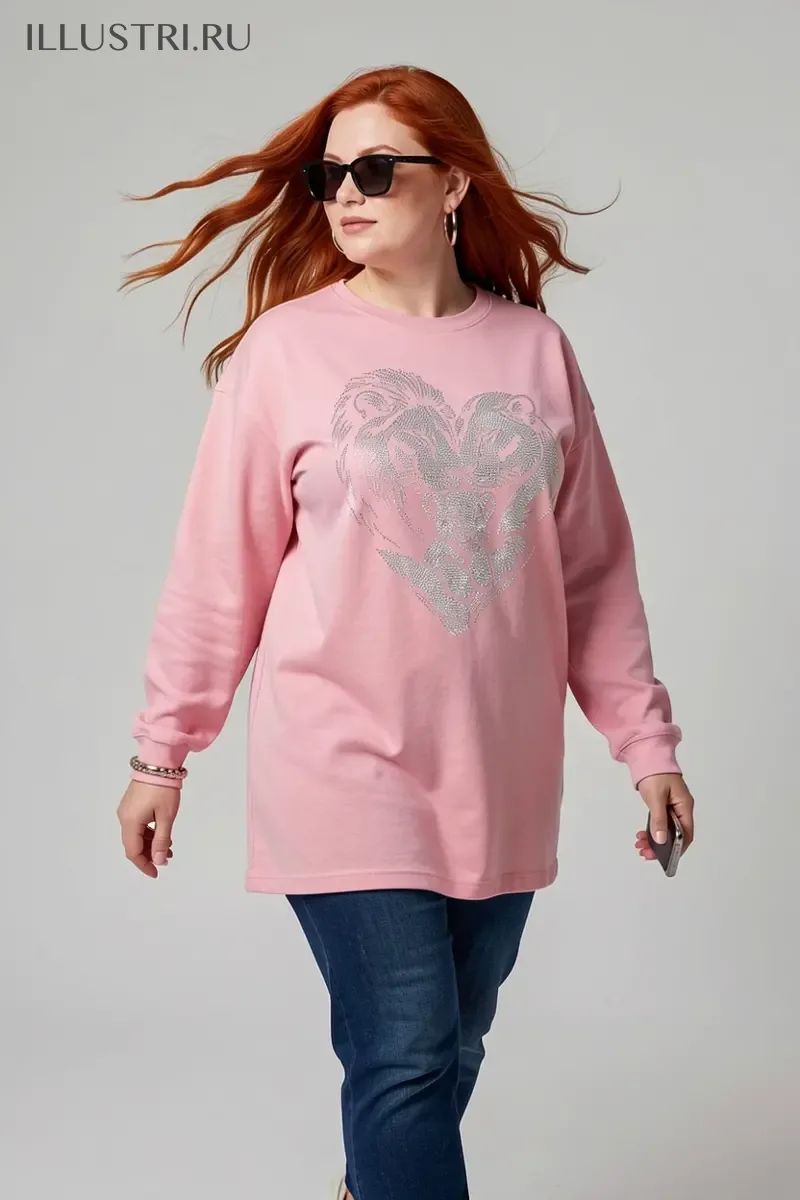 Визуализация Львиная семья сердечко