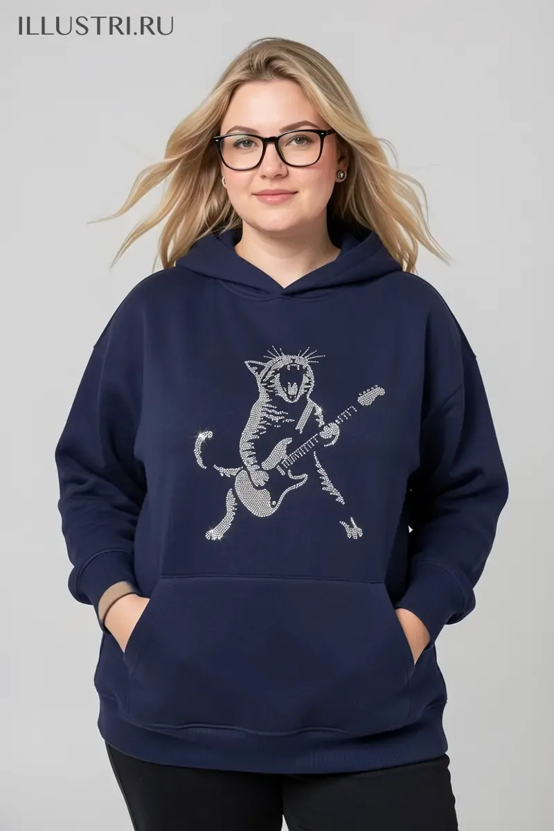 Визуализация Кот с гитарой