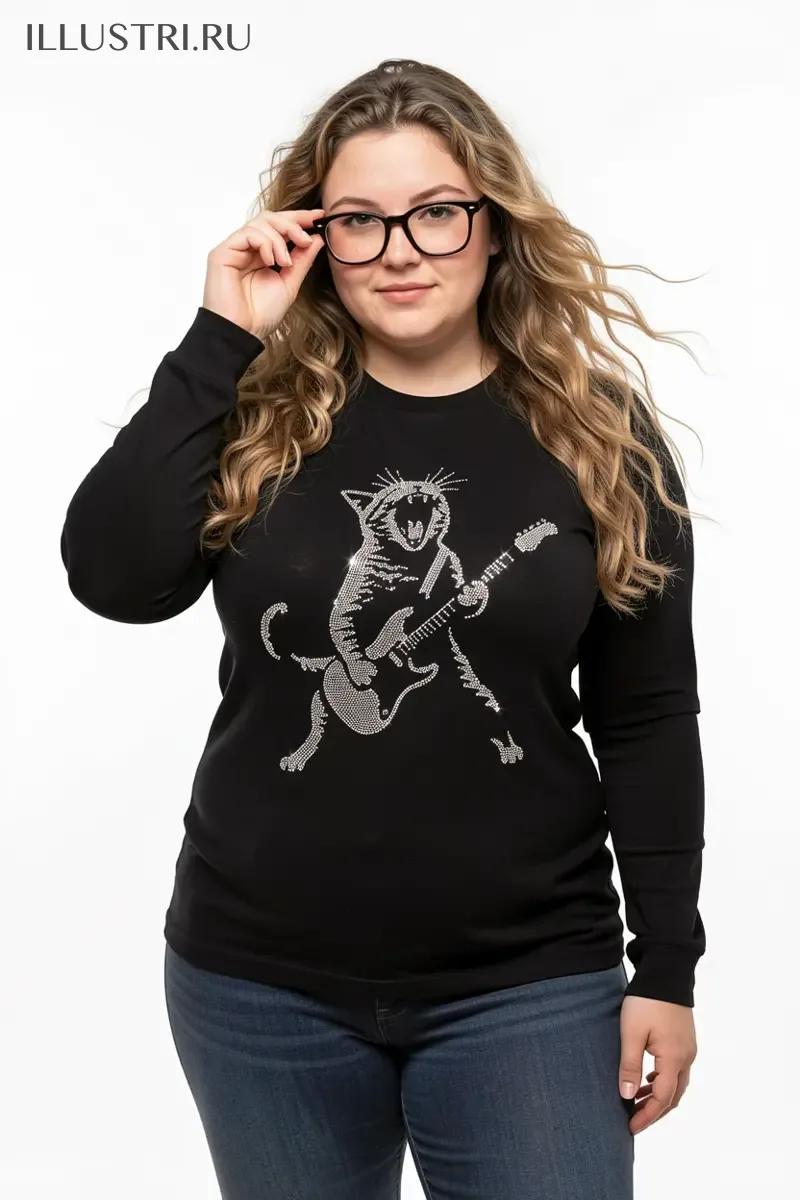 Визуализация Кот с гитарой