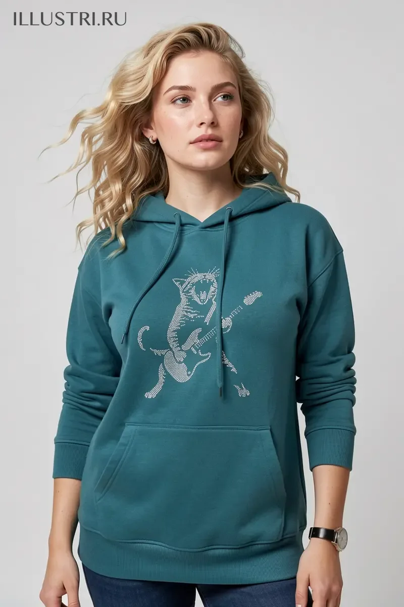 Визуализация Кот с гитарой