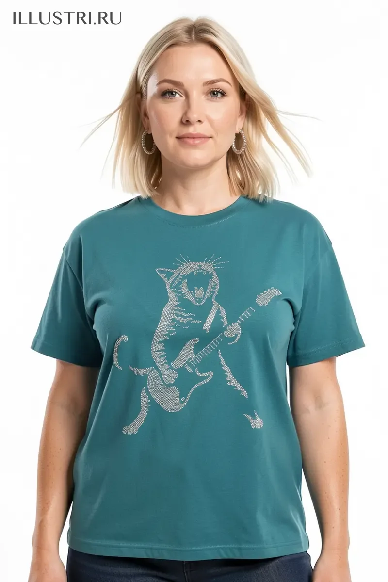 Визуализация Кот с гитарой