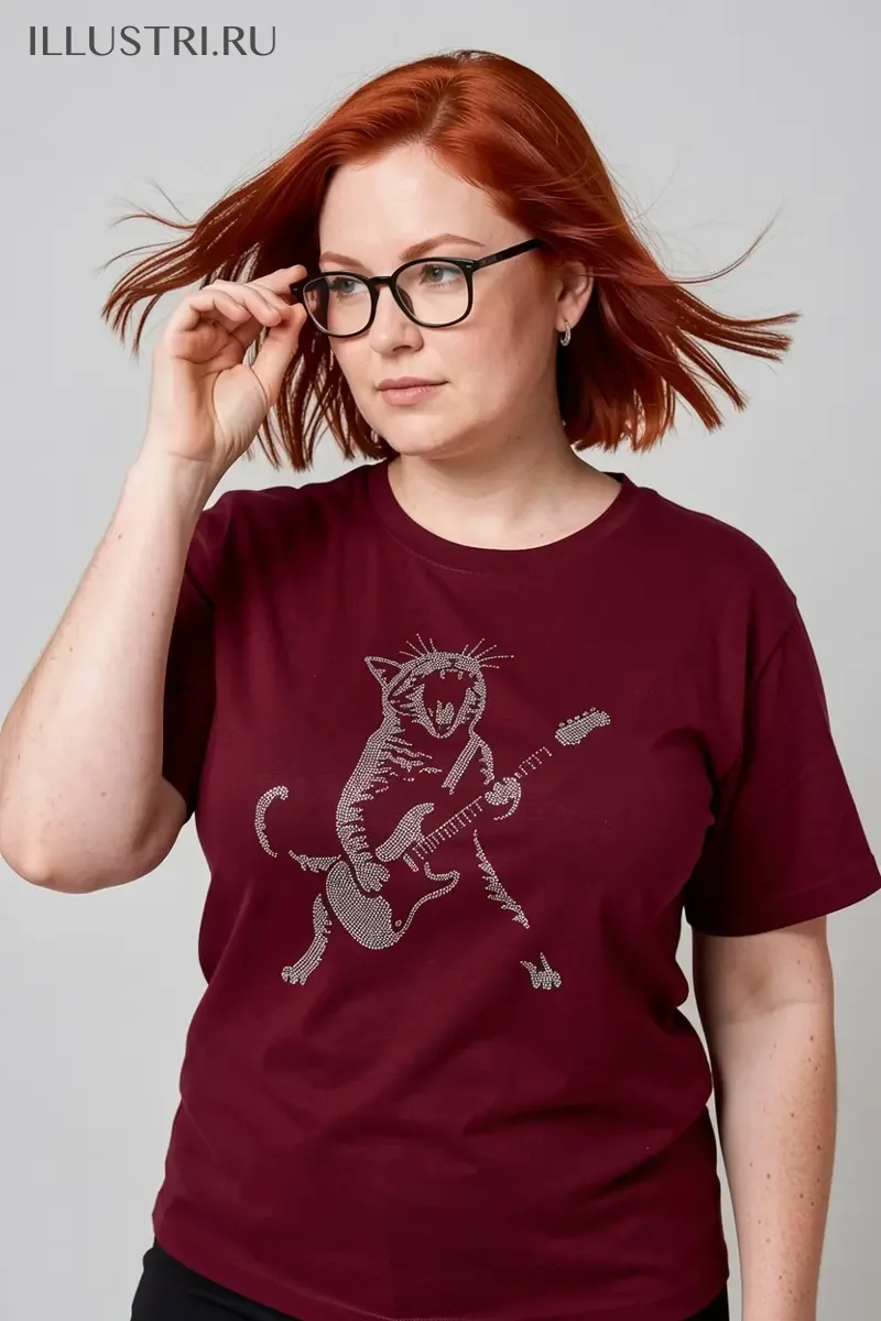 Визуализация Кот с гитарой