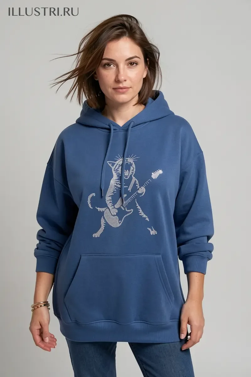 Визуализация Кот с гитарой