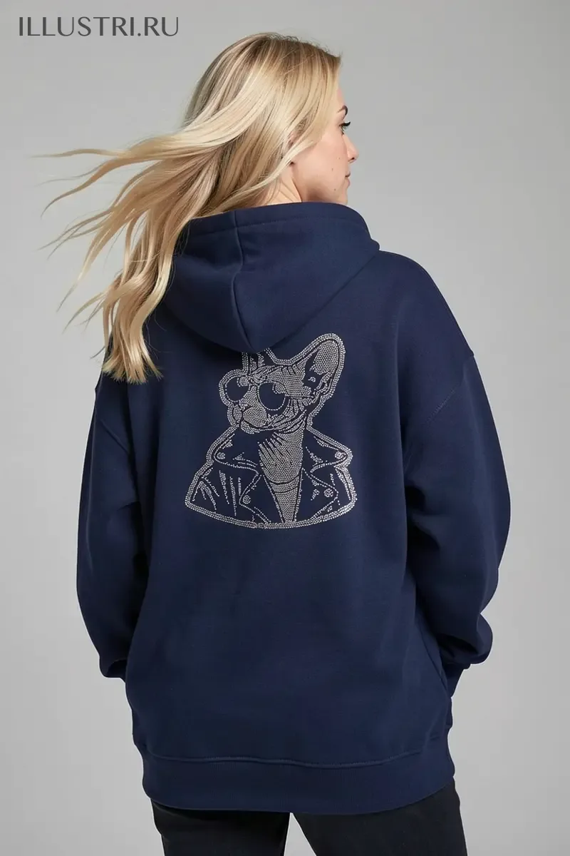 Визуализация Сфинкс в кожанке