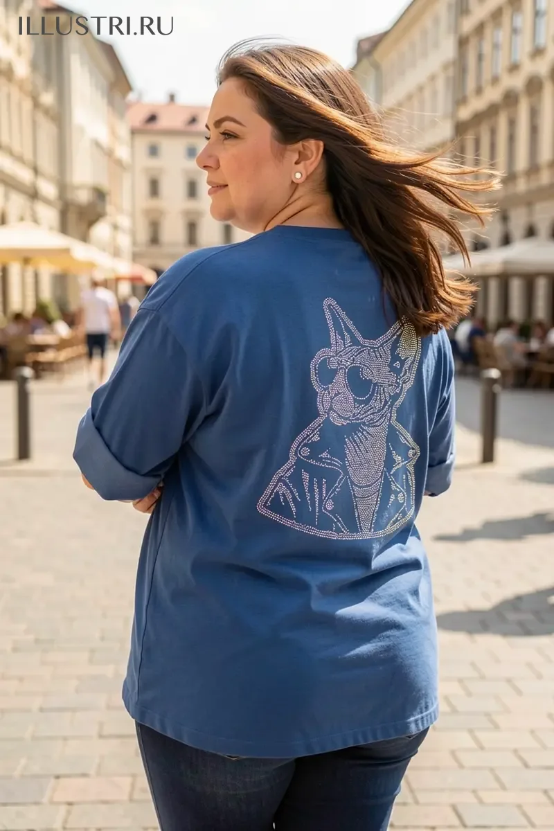 Визуализация Сфинкс в кожанке