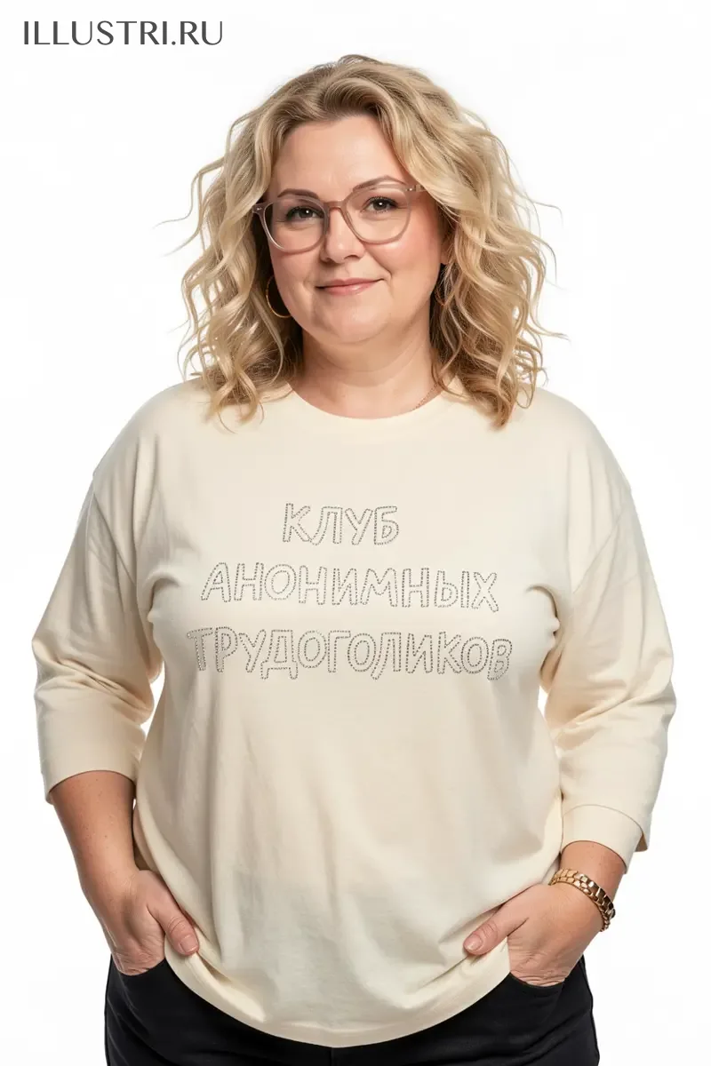 Визуализация Надпись - "Клуб анонимных трудоголиков"