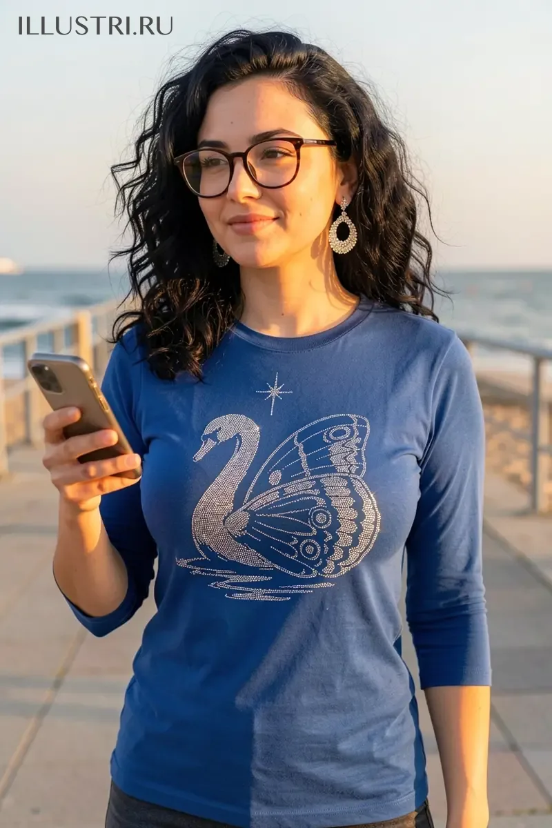 Визуализация Лебедь-бабочка