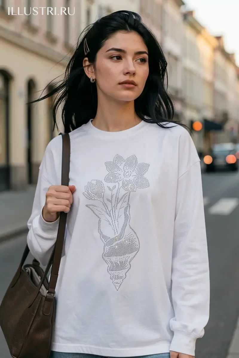 Визуализация Цветы в ракушке