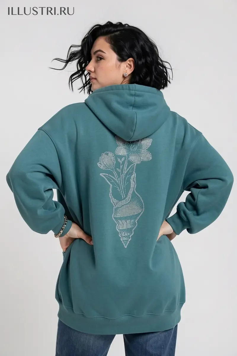 Визуализация Цветы в ракушке