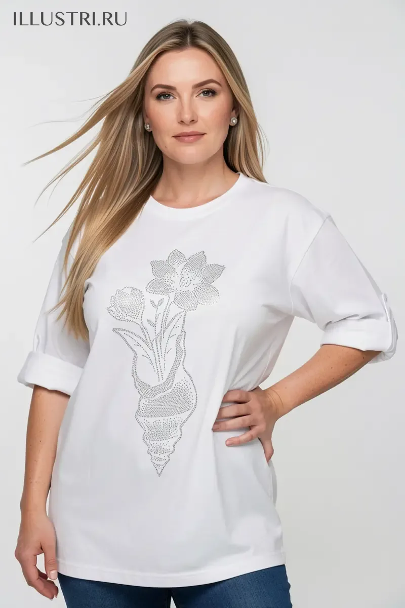 Визуализация Цветы в ракушке