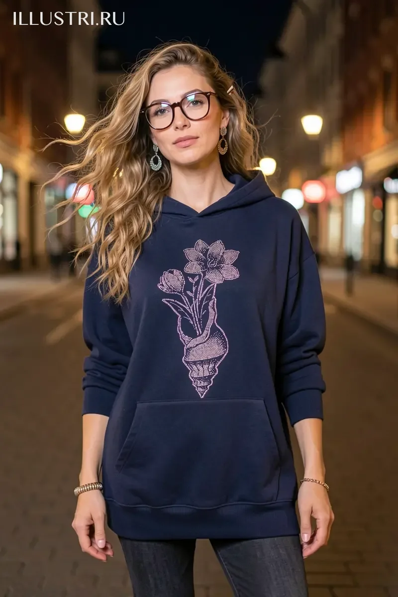 Визуализация Цветы в ракушке