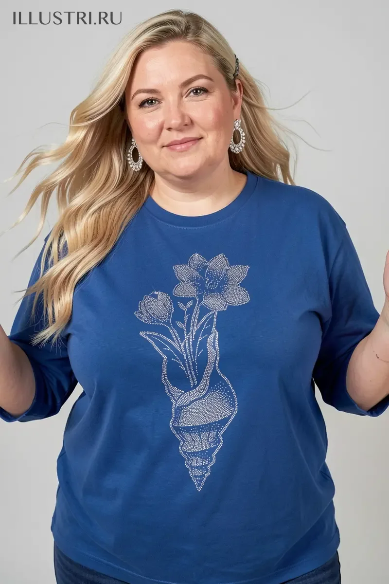 Визуализация Цветы в ракушке