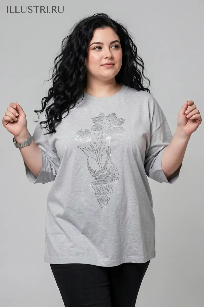 Визуализация Цветы в ракушке