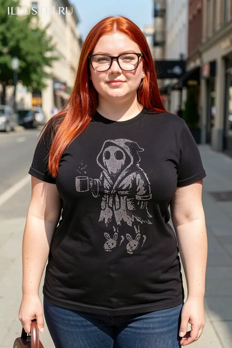 Визуализация Привидение с кофе