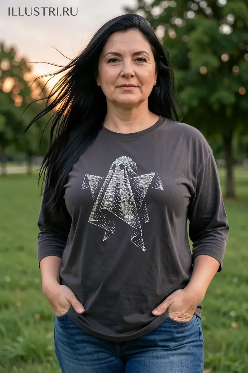 Визуализация Привидение-оригами