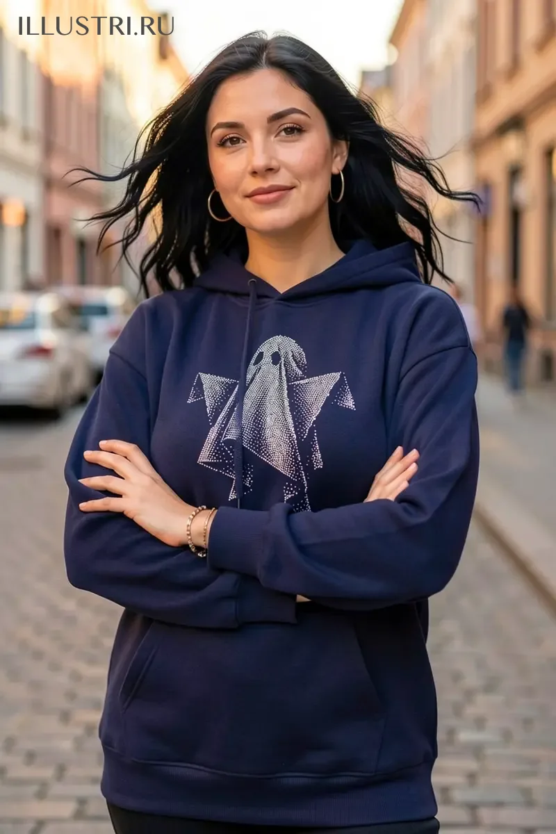 Визуализация Привидение-оригами