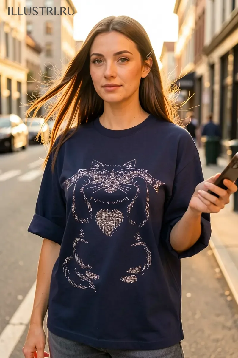 Визуализация Кот с рыбами