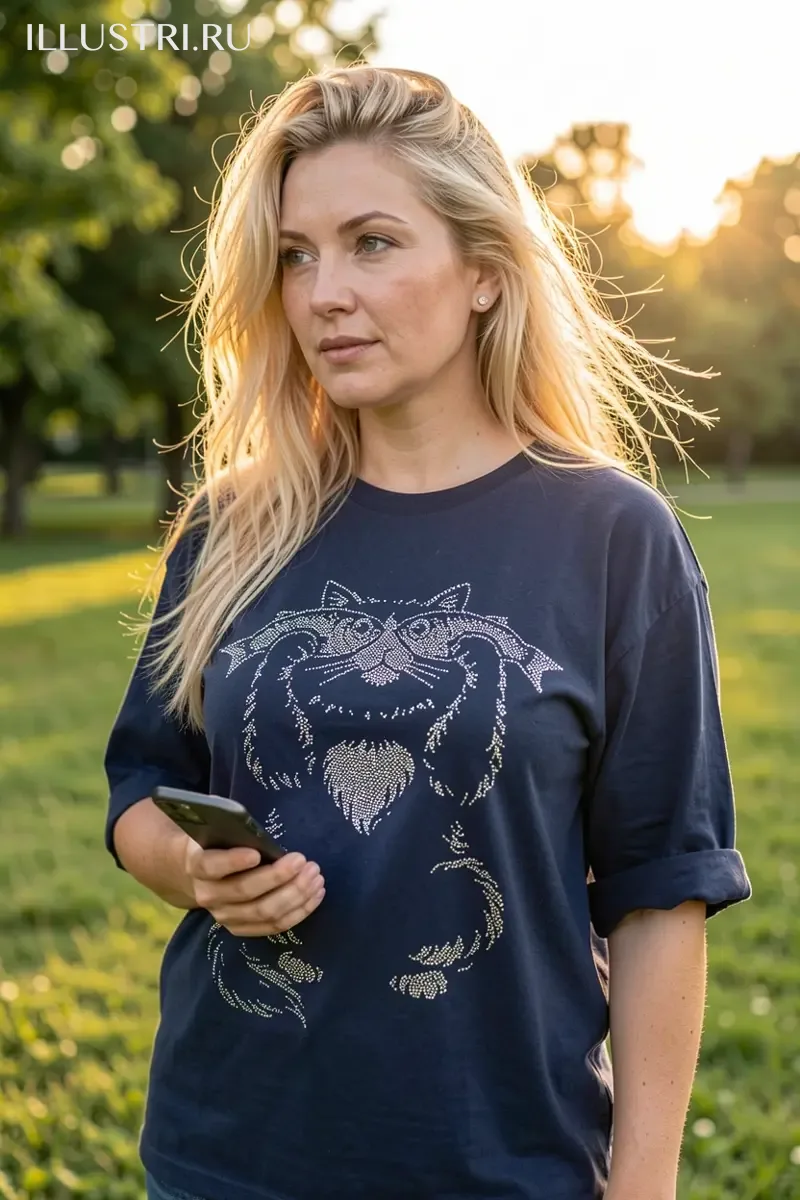 Визуализация Кот с рыбами