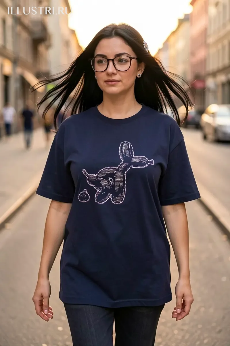 Визуализация Надувная собачка