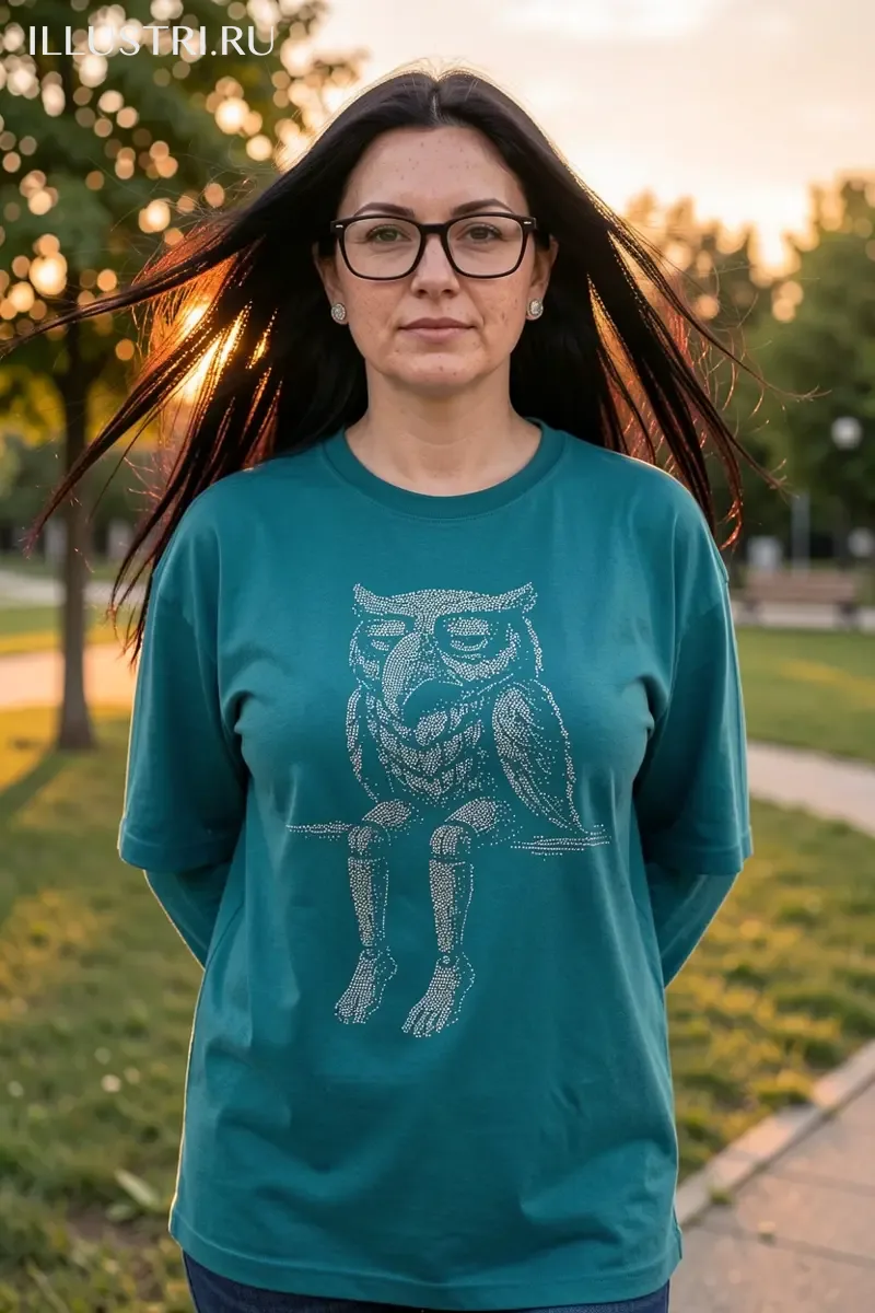 Визуализация Уставшая сова