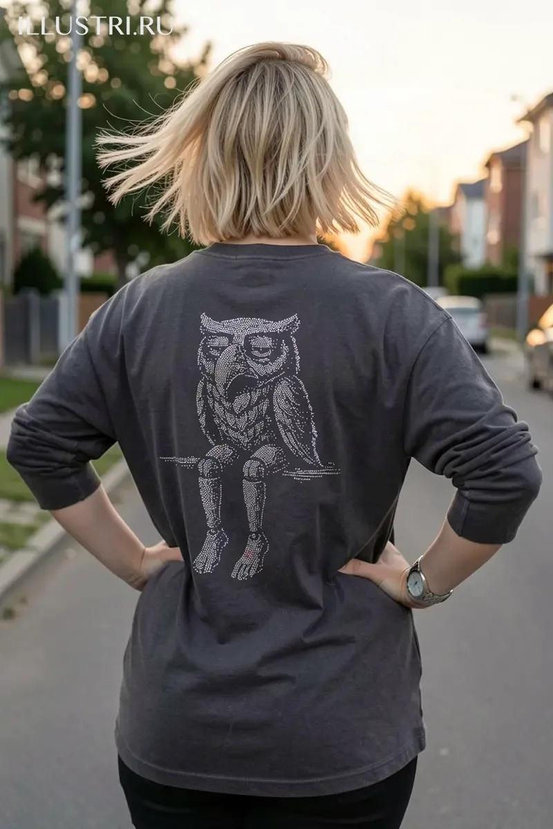 Визуализация Уставшая сова